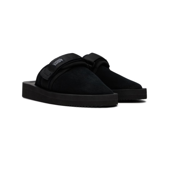 SUICOKE Black ZAVO-VS Slippers